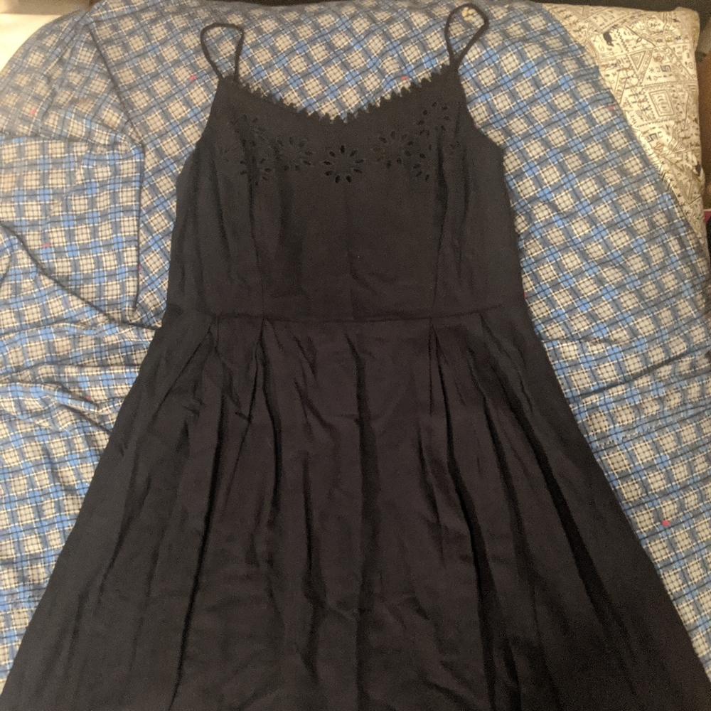 Black Embroidered Dress